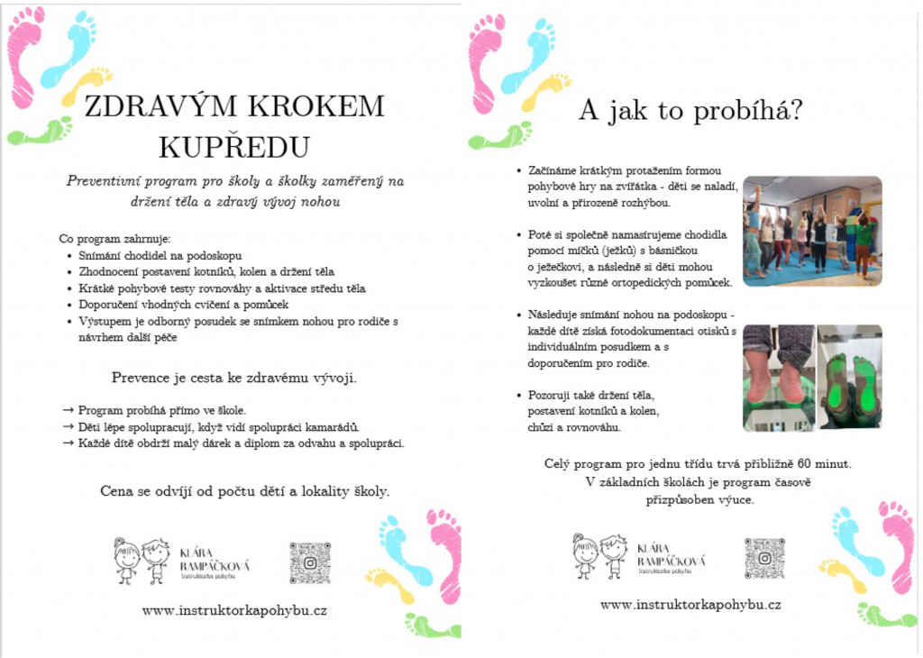Prevence a diagnostika dětských nohou