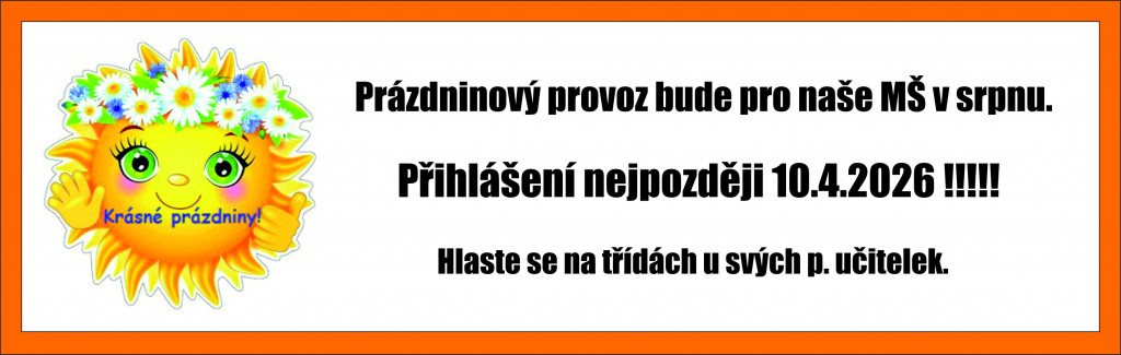 Prázdninový provoz