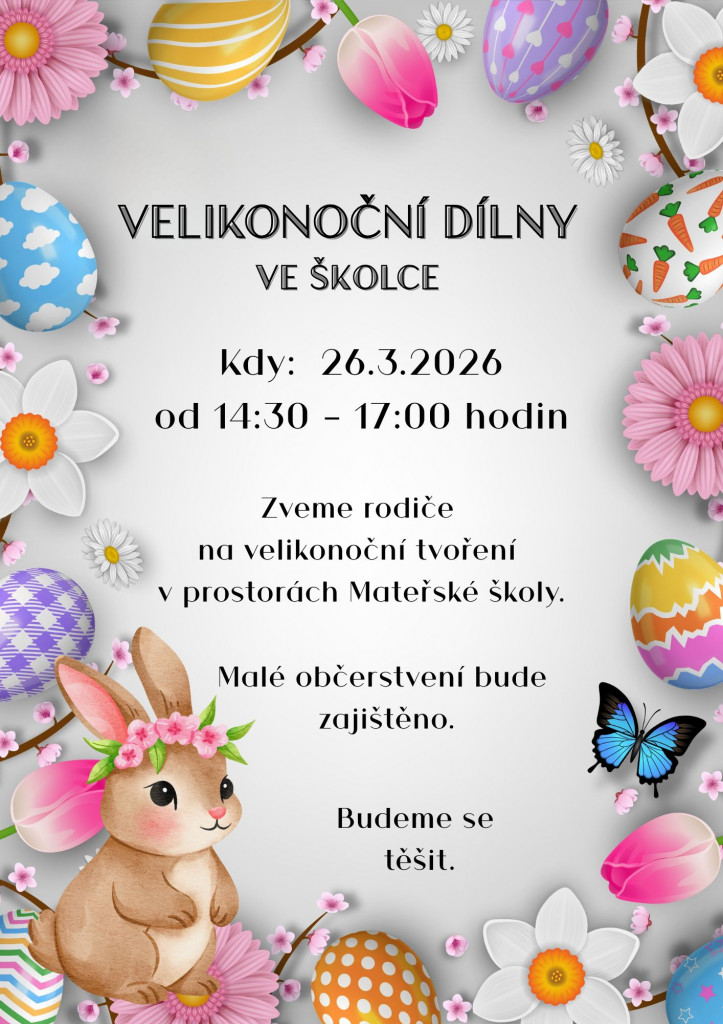 Velikonoční tvoření v MŠ